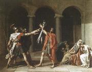 oath of the horatii, Jacques-Louis  David